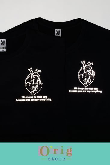 تيشيرتات قلوب مضيئة