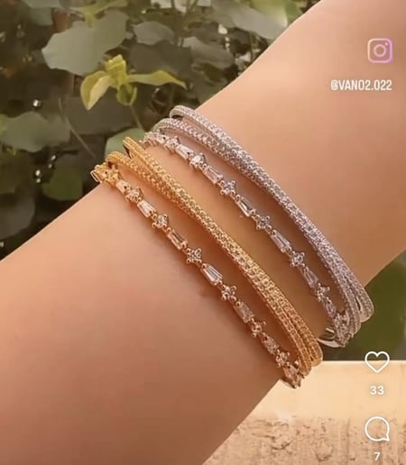 اسوار مطلي مع خاتم
