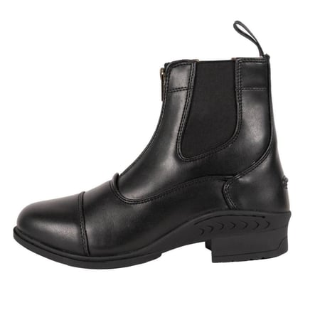 حذاء فارس, جلد اسود - قصير