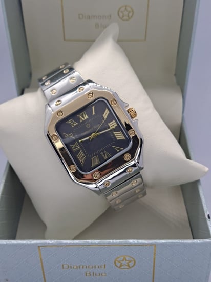 ساعة رجالية Diamond Blue استيل A3509