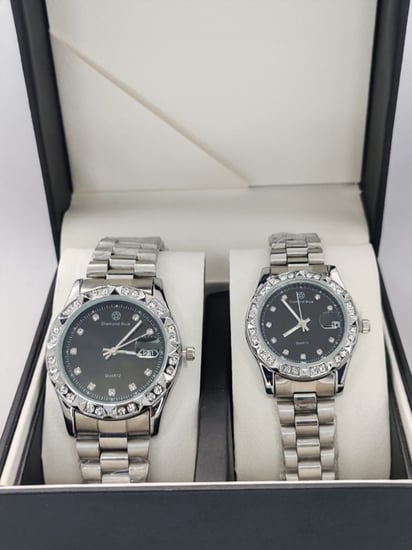 طقم ساعة رجالي و نسائي 95