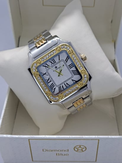 ساعة رجالية استيل A21 دايموند بلو