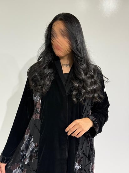 مخمل مع تدخيلات شيفون