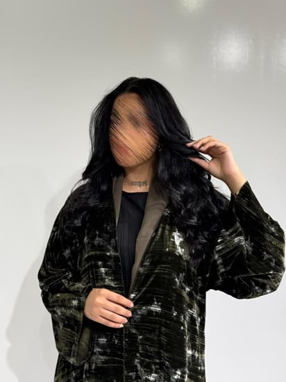 مخمل زيتي مطبوع