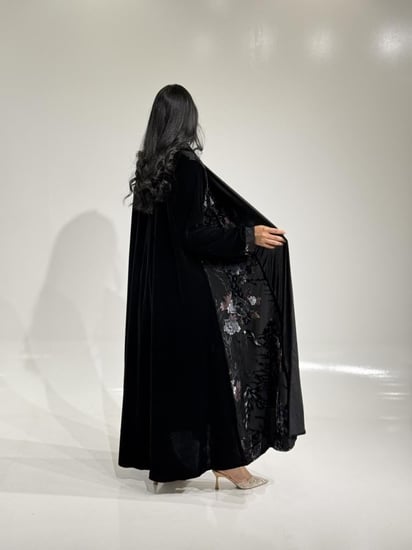 مخمل مع تدخيلات شيفون