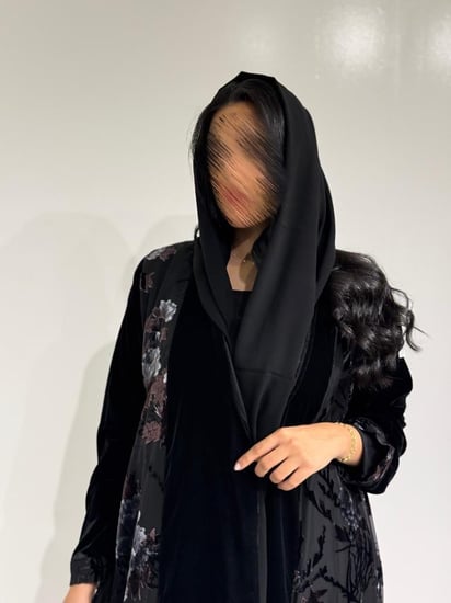 مخمل مع تدخيلات شيفون