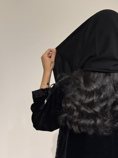 مخمل مع تدخيلات شيفون