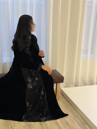 مخمل مع تدخيلات شيفون