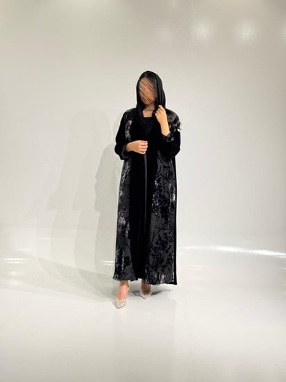 مخمل مع تدخيلات شيفون