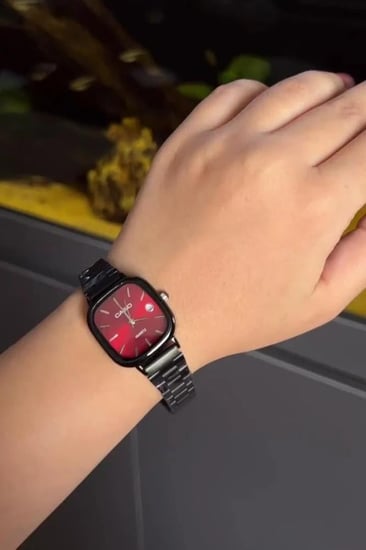 كاسيو LTP كبلز اسود احمر