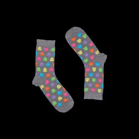 جوارب باك مان الكلاسيكية لمحبي ألعاب الفيديو القديمة