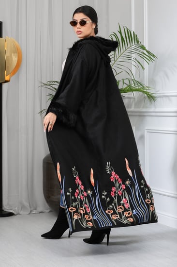 فروة شتوية مطرز بورد