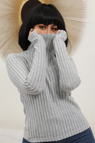 هاينك نسائي متعدد الألوان بأكمام طويلة