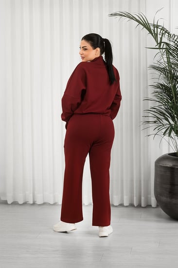 ترنج شتوي كاجوال سحاب بأكمام طويلة وجيب