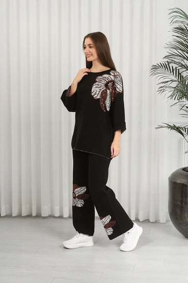 ترنج شتوي مورد بأكمام متوسطة الطول