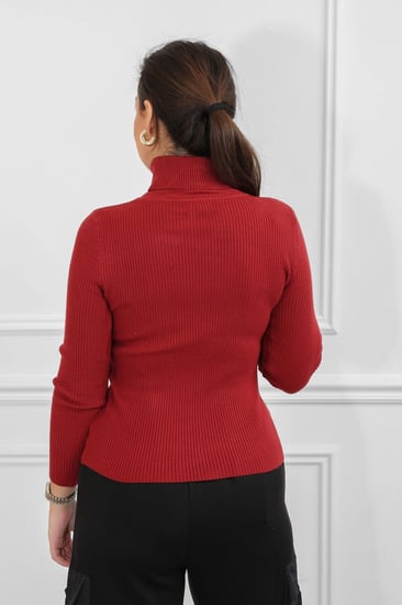 هاينك نسائي بياقة عالية وأكمام طويلة