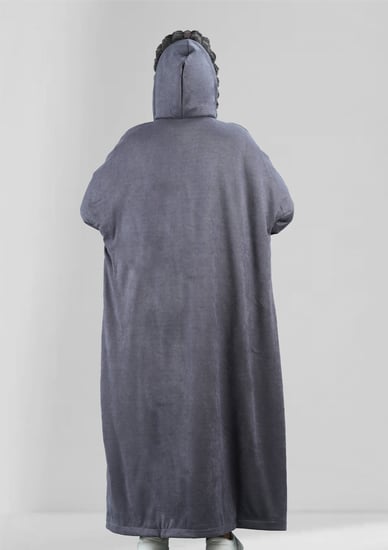 فروة شتوية بأكمام مضغوطة