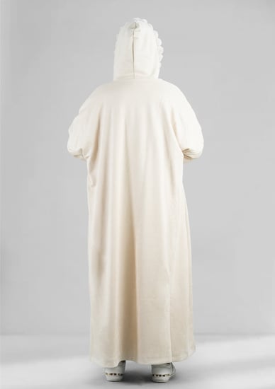 فروة شتوية بأكمام مضغوطة