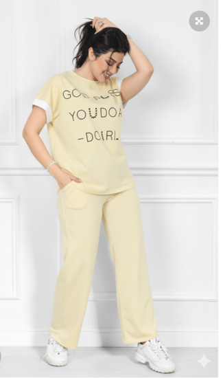 ترنج نسائي كاجوال من قطعتين