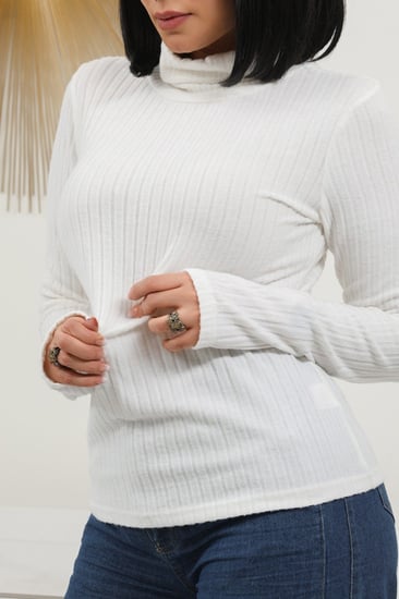 هاينك نسائي متعدد الألوان بأكمام طويلة