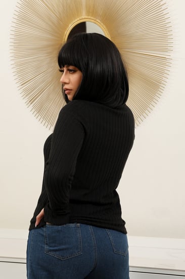 هاينك نسائي متعدد الألوان بأكمام طويلة