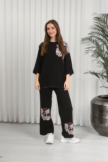 ترنج شتوي مورد بأكمام متوسطة الطول