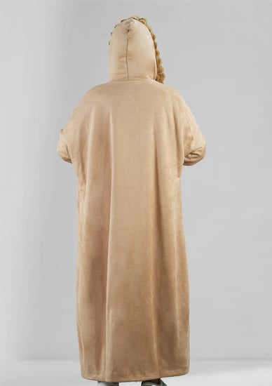 فروة شتوية بأكمام مضغوطة