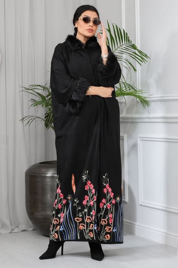 فروة شتوية مطرز بورد