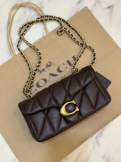 حقيبة كوتش تابي 20 شولدر بني تصل خلال ٢-٤ اسابيع | Coach Tabby Shoulder Bag 20