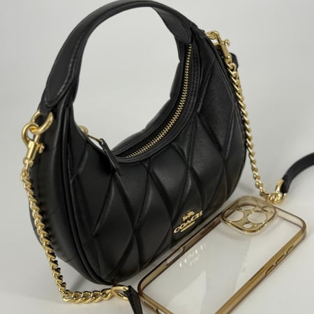 حقيبة كوتش ميني كارمن فوري | Coach Carmen Mini Crossbody Bag With Quilting