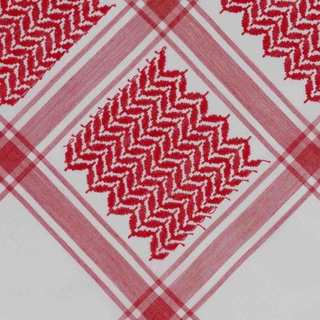 شماغ سيار أحمر غامق يميل للبرتقالي