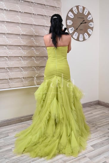 فستان توب تكسير كلوش مناديل