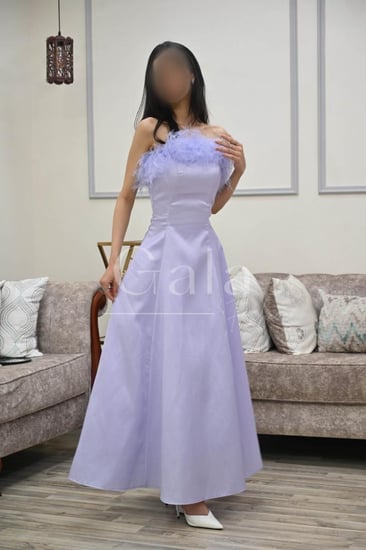 فستان توب كلوش طويل