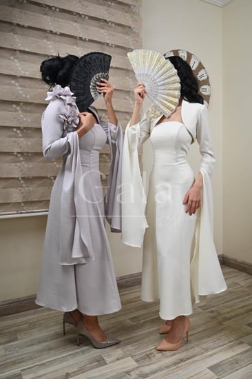 فستان توب ميدي جاكيت