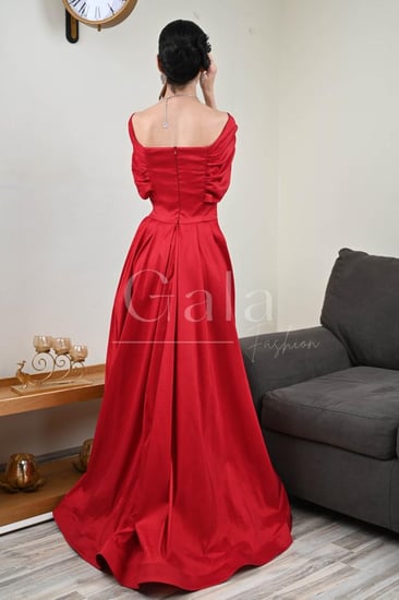 فستان اوف شولدر طويل