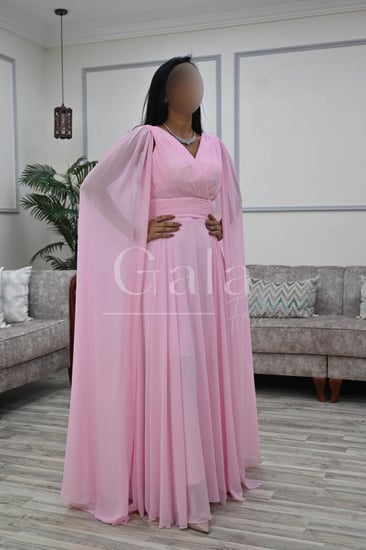 فستان كلوش أكمام مفتوحه