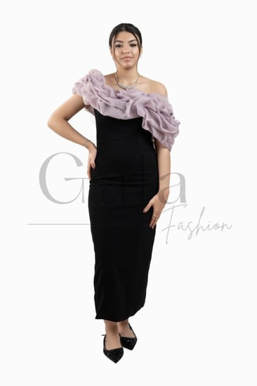 فستان ميدي ناعم