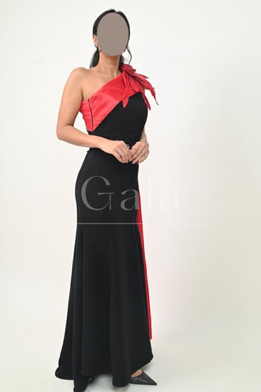 فستان طرزان بورده كتف