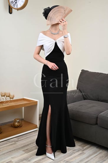 فستان طويل اوف شولدر