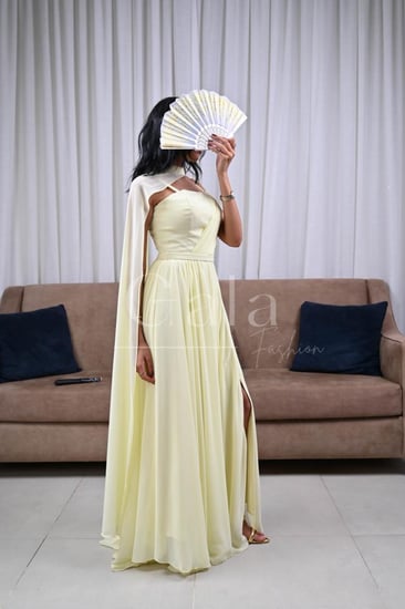 فستان توب ناعم بوشاح