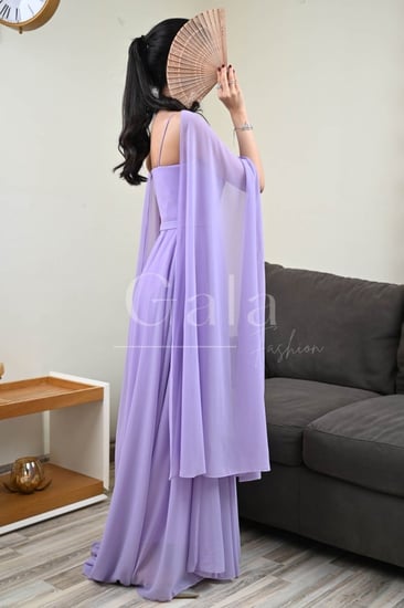 فستان توب ناعم بوشاح