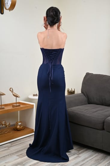 فستان كورسيه طويل فخم