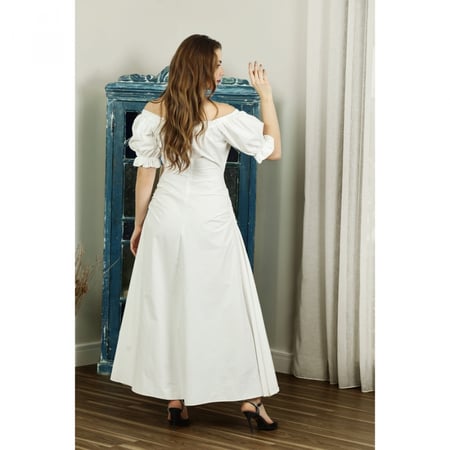 فستان أبيض قطن Jus De PoMMes