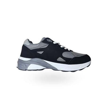 حذاء رمادي -أسود