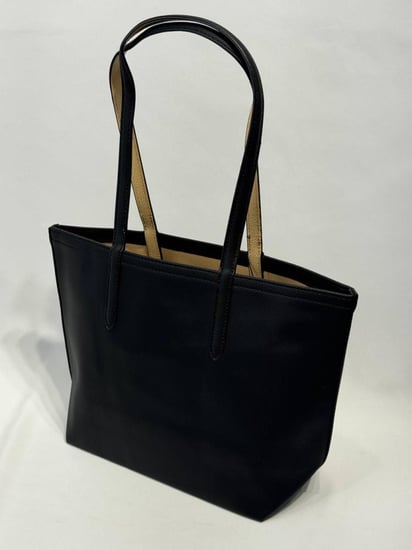 شنطة لاكوست جامعية - أسود كاكي