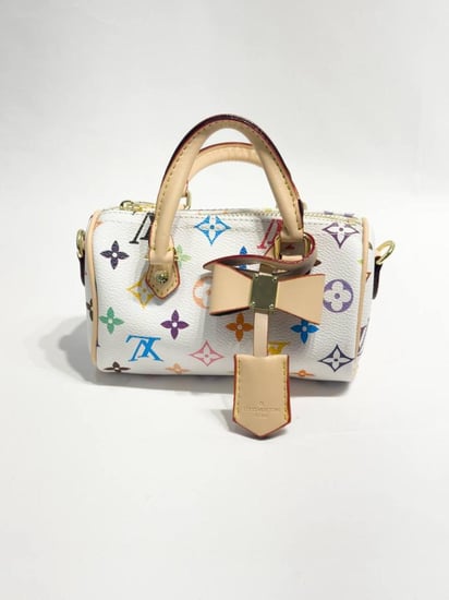 شنطة لويس فيتون - أبيض ميني