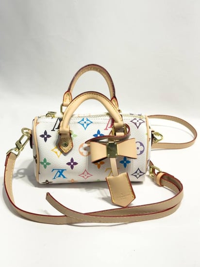 شنطة لويس فيتون - أبيض ميني