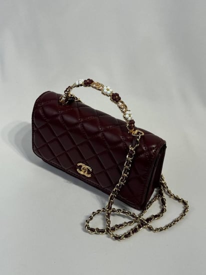 شنطة شانيل برغندي