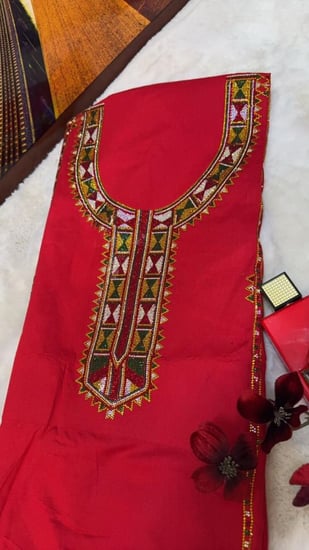 قطن كويتي (الاقطان تغسل قبل الخياطه) متروس كرستال امام وخلف ا