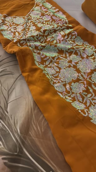 حرير الماس مع بشت شيفون موديل السروال بحزام متروس كرستال